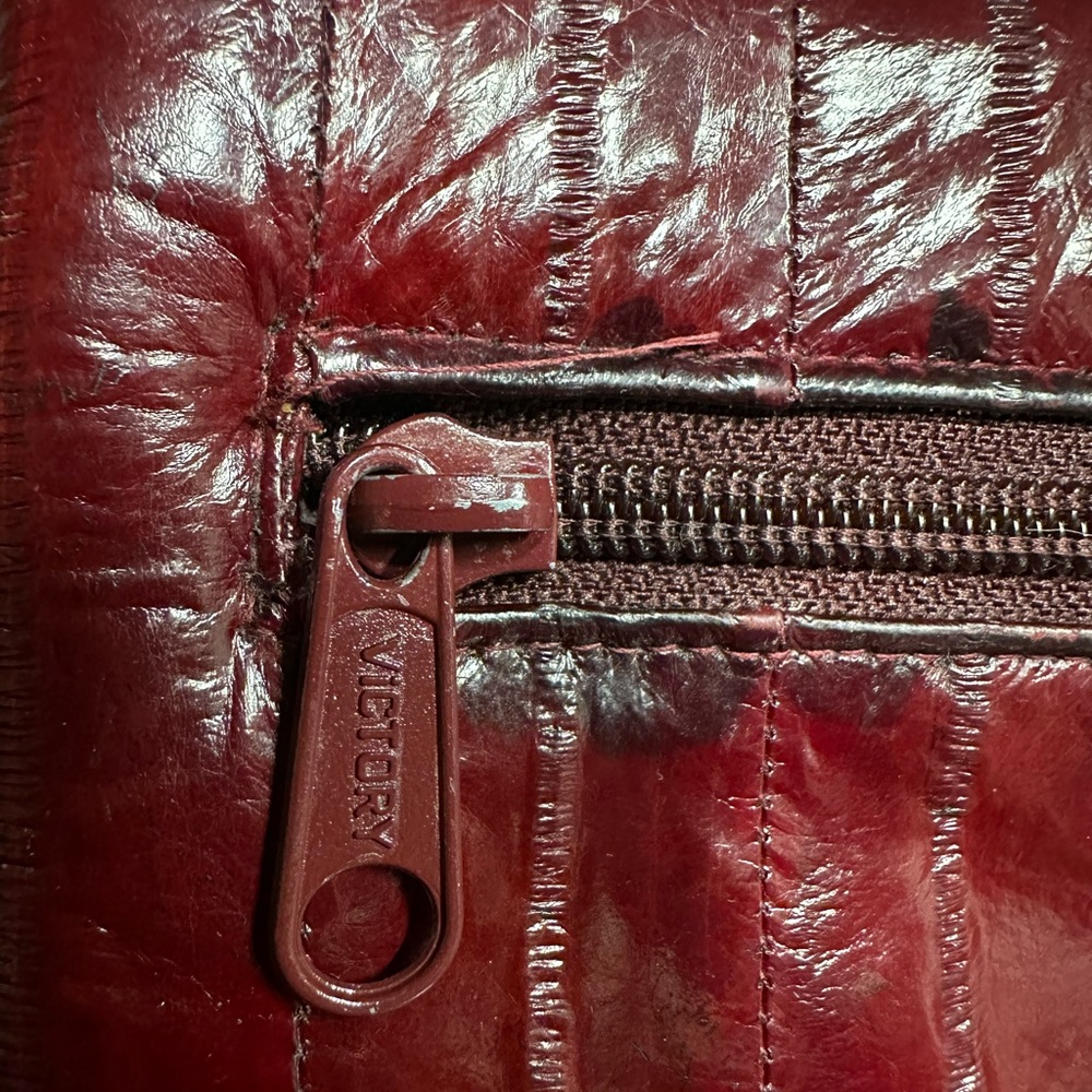 Vintage Victory Eel Skin Cross body / clutch - Picture 5 of 9